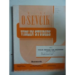 O. SEVICIK VIOLIN STUDIES OPUS 6